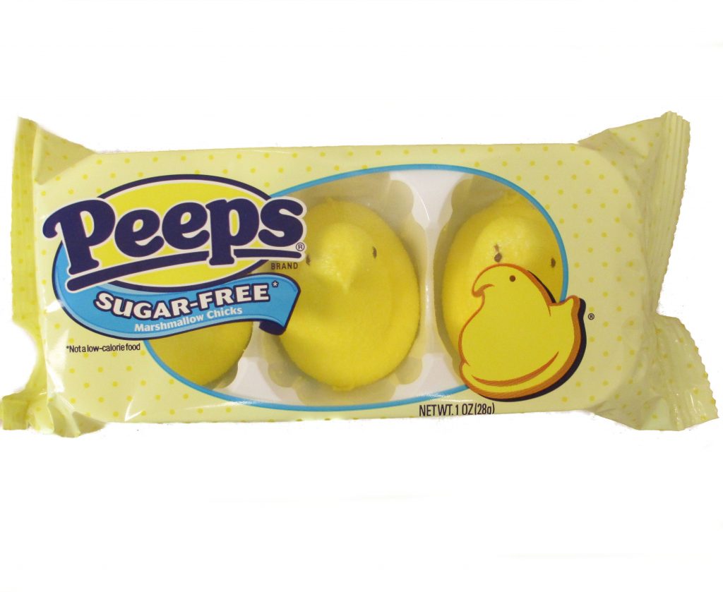 Sugar Free Marshmallow Peeps, 3 pc box - Wockenfuss Candies