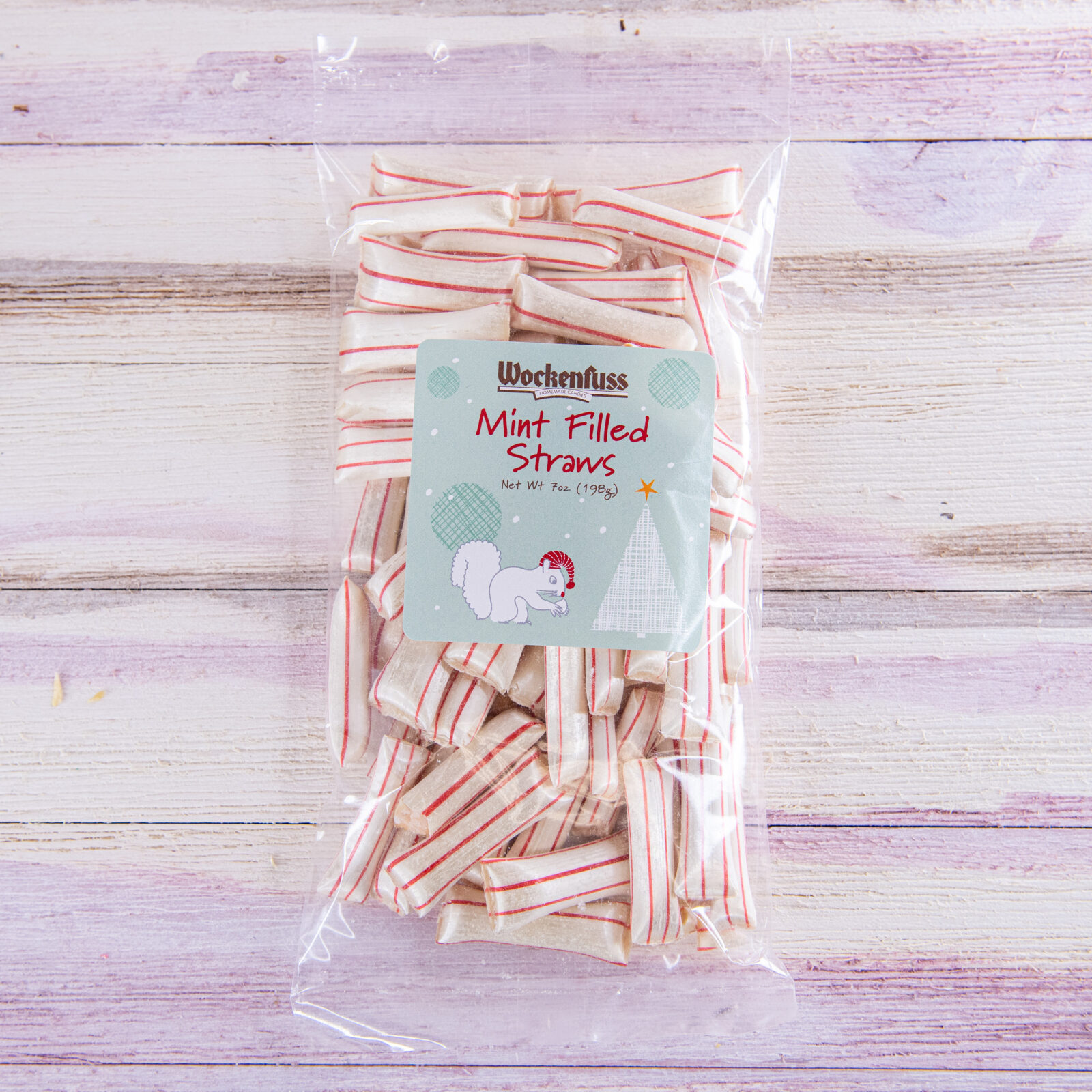 Old Fashioned Christmas Chocolate Straws - Candy Store