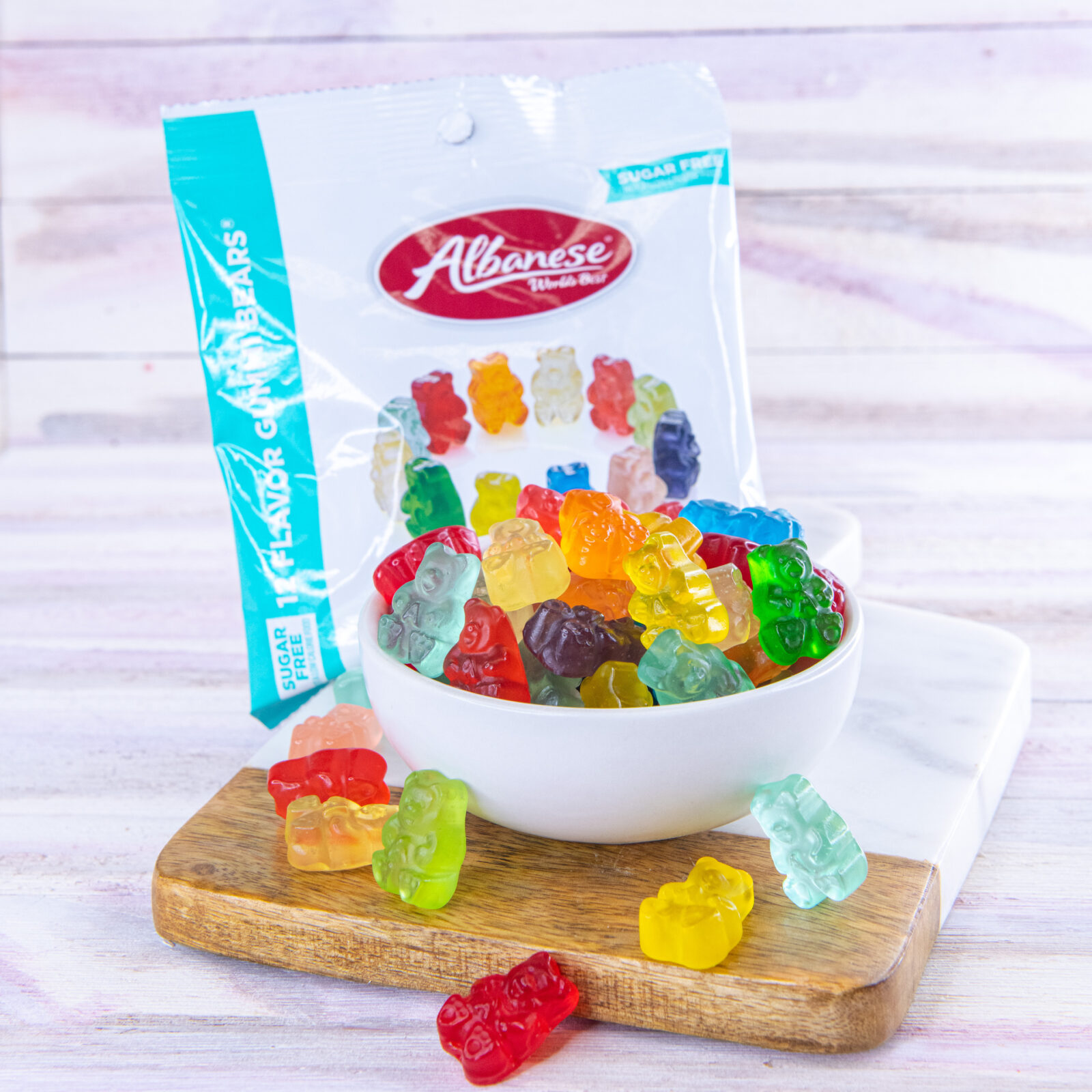 1 lb. Bag of 12 Flavor Gummi Bears