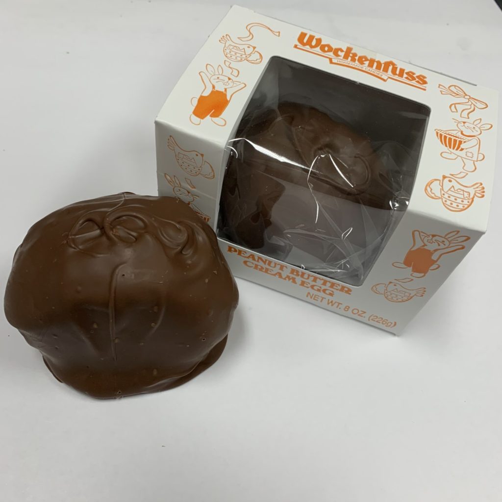 8 oz. Milk Peanut Butter Cream Egg Wockenfuss Candies