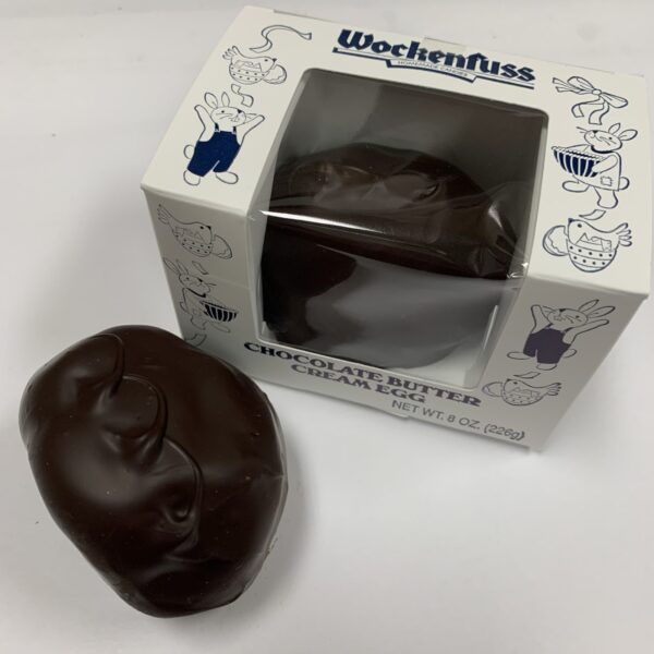 8 oz. Dark Chocolate Butter Cream Egg (Set of 2 eggs) Wockenfuss Candies