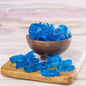 wockenfuss candies blue raspberry gummi dolphins